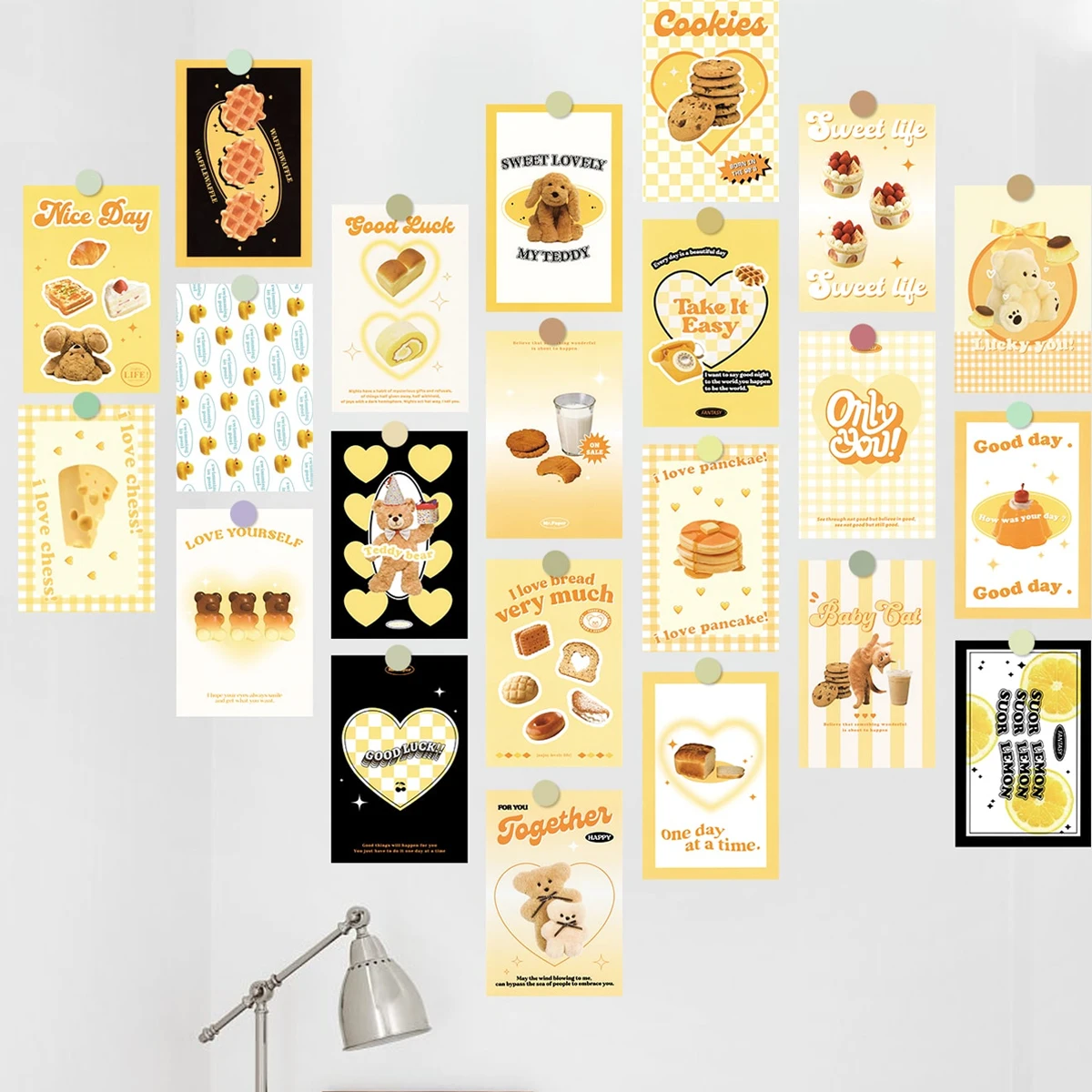 30-teiliges Raumdekor, Wandcollagen-Set, ästhetische Bilder, Poster für Raumästhetik, niedliche Schlafzimmer-Foto-Wandkunst-Dekoration für Teenager-Mädchen – Detail 18