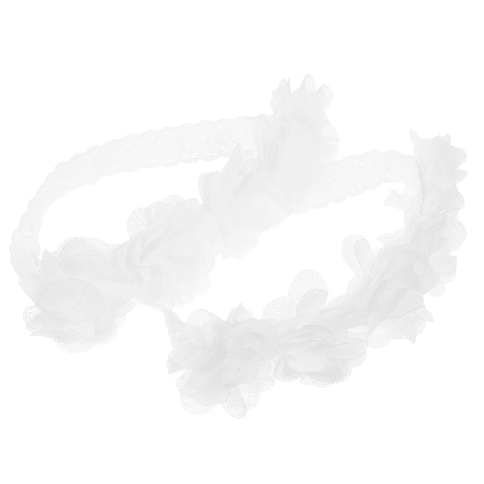 

Набор из 2 повязок для волос для девочек: милые цветочные аксессуары для новорожденных, мягкие эластичные ободки для волос в стиле принцессы