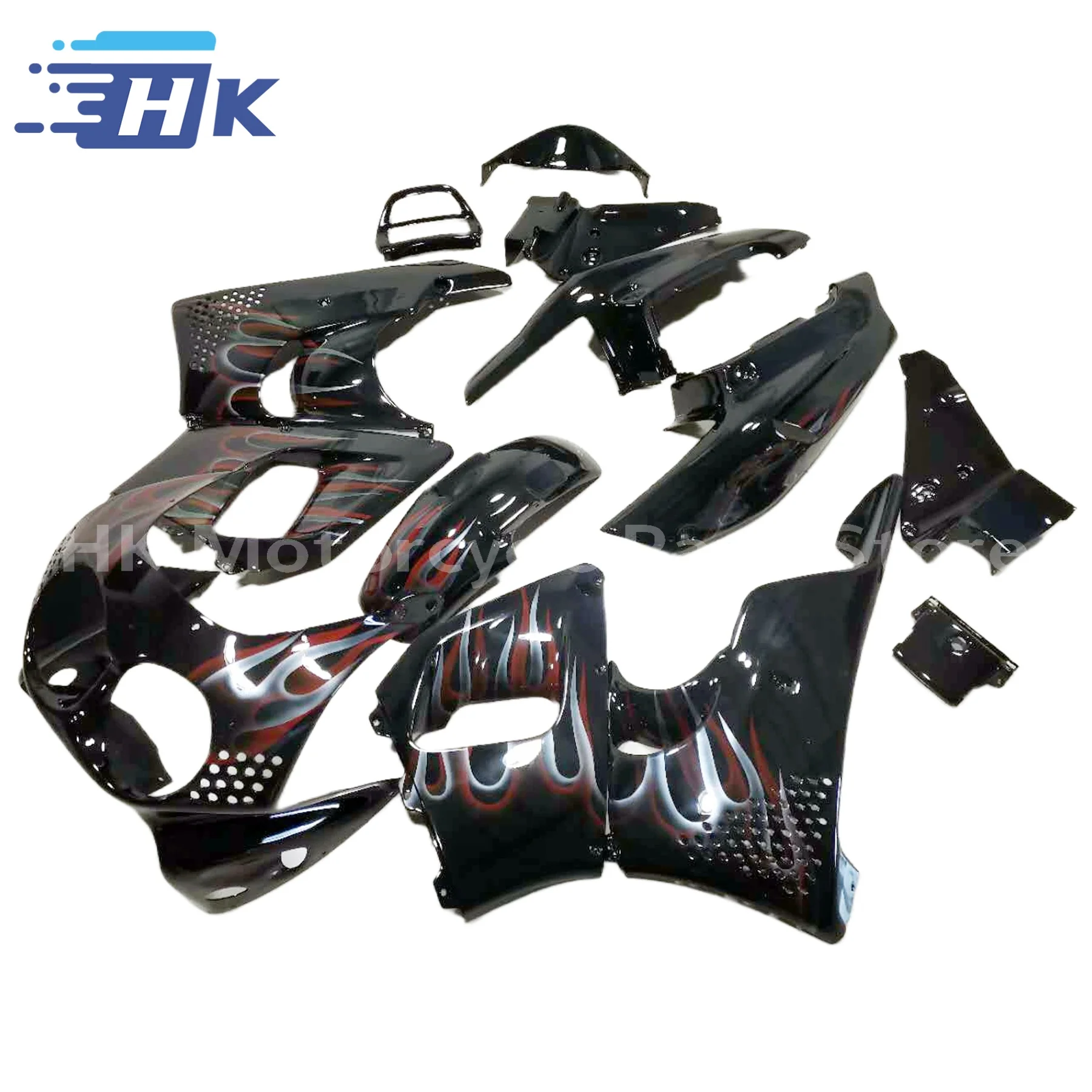 Shiny Motorcycle Fairings for CBR893RR CBR 893 RR 1991-1994 New Fairing Kit CBR900RR CBR893 91 92 93 94 Bodywork Painted Housing