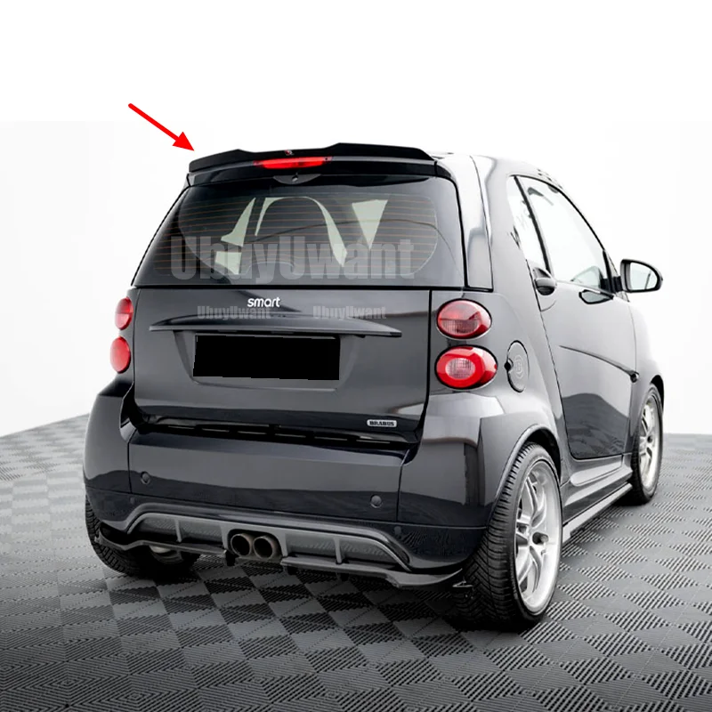 Für Benz Smart Fortwo 453 451 Spoiler ABS-Material Auto-Heckspoiler Dachspoiler für Benz Smart Fortwo 453 451