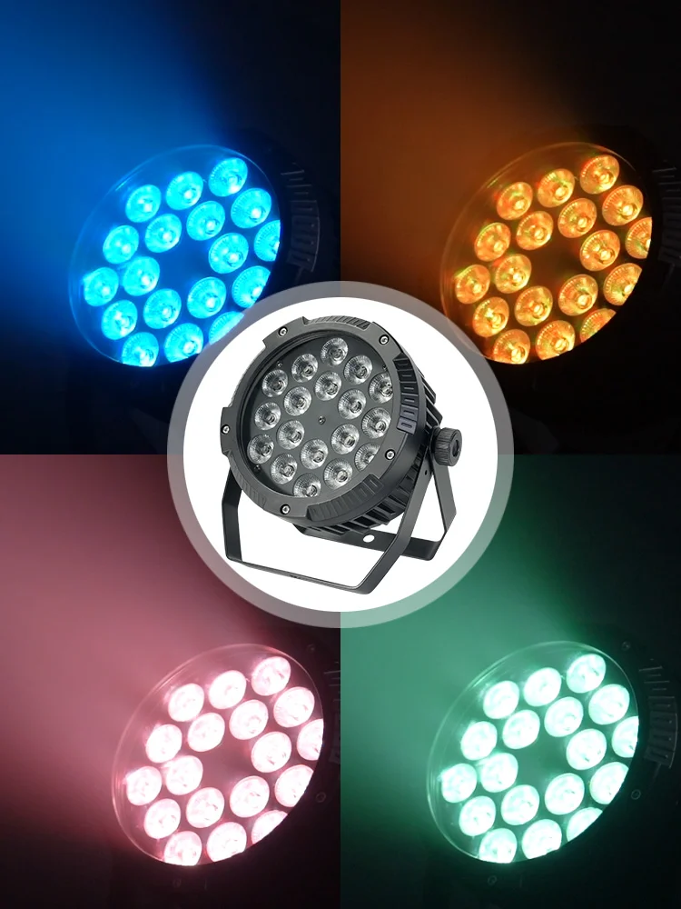 High Quality IP65 LED 18x10W RGBWA UV 4/6 in1 DMX Waterproof LED Par Light for Outdoor Stage