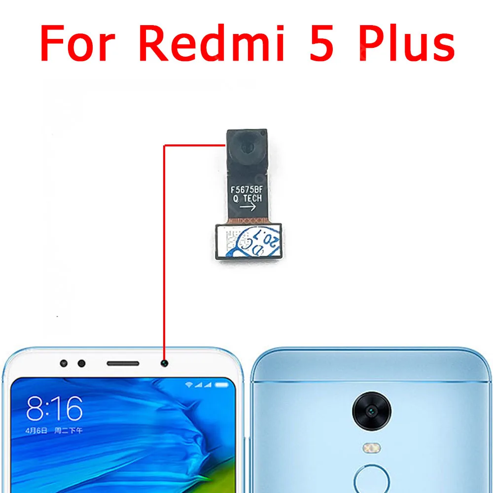 Frontal Selfie Camera For Xiaomi Redmi 7 7A 8 8A 9 9A 9C 9T 5 Plus 5A 6 6A Front Camera Module Small Facing View Parts