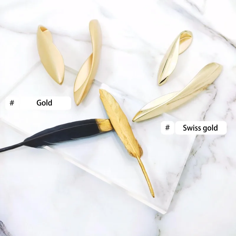 

Modern Minimalist Curved Pulls Handle Zinc alloy Handles Cabinets Wardrobes Drawers Furniture Pulls Handle Hardware Accessory