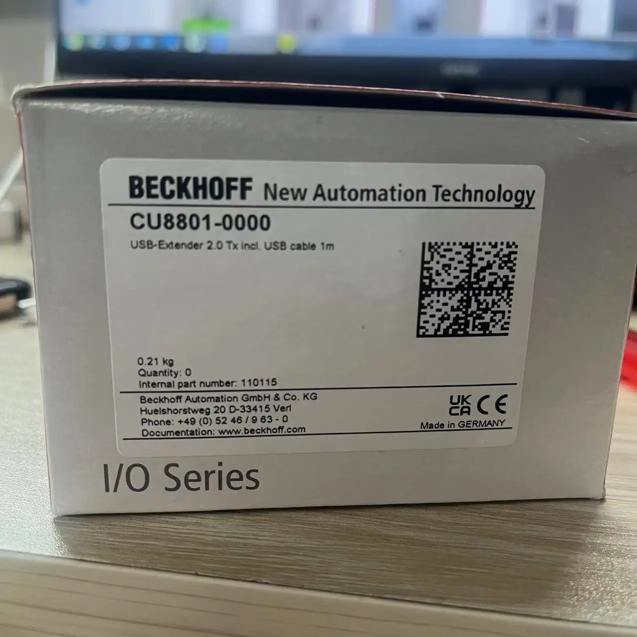 New German BECKHOFF CX8080 CPU Controller Module Negotiation