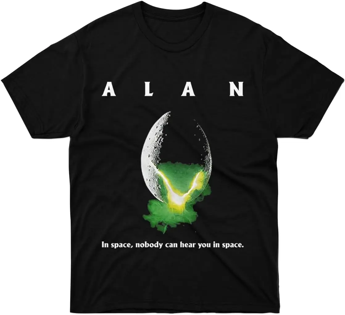 T-Shirt Alan Family in Girl Space Unisex Nobody Sleeve Can Friend Hear Boy You Gift for Men in Women Multicoloured