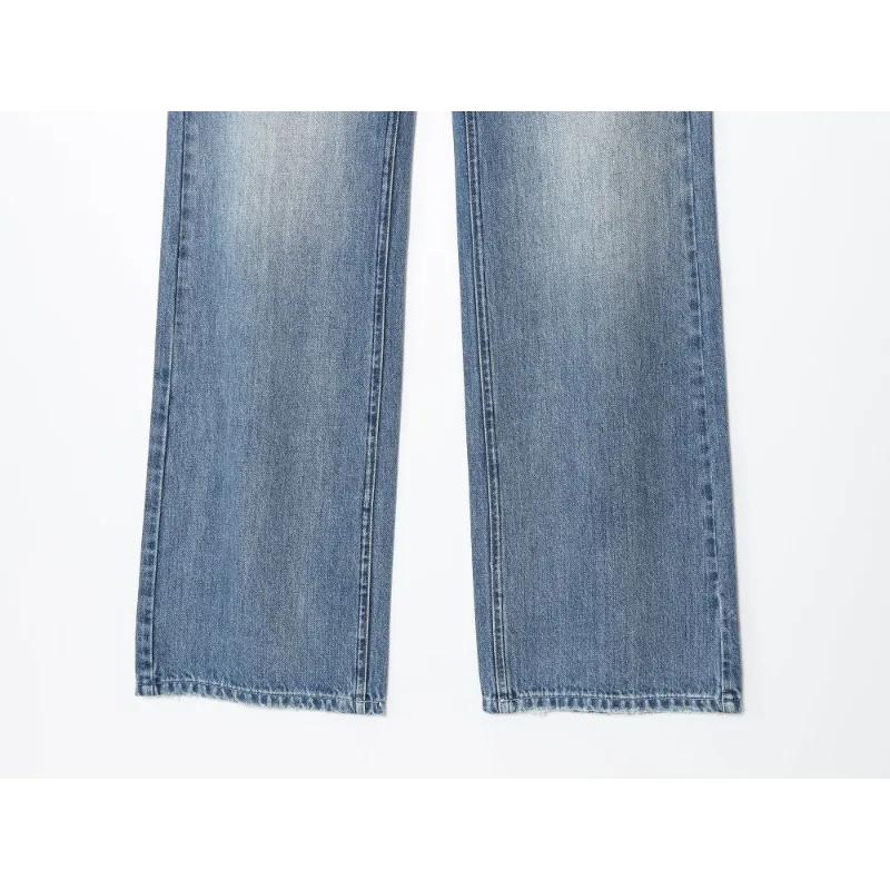 Pantaloni jeans da donna Streetwear Pantaloni larghi oversize da donna Pantaloni da strada con gamba alla moda Harajuku Estate Y2k Denim skinny
