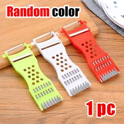 Kitchen Supplies 1PC Multi-Function Vegetable Fruit Peeler Grater Hand Slicer Double Head Cutter Cucumber Carrot Potato Knife