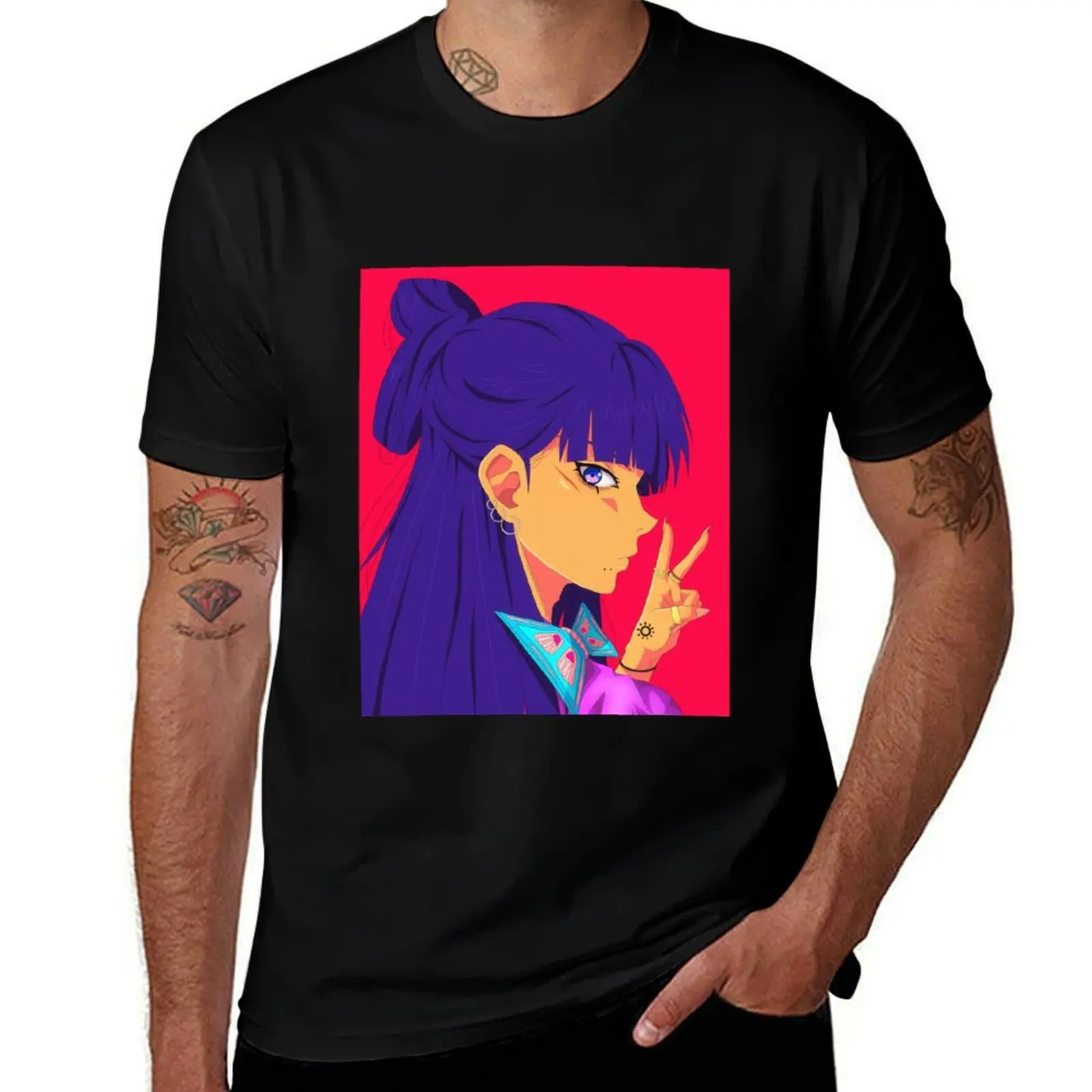

Butterfly Friend T-Shirt tops rapper graphic tees anime luxury clothes men