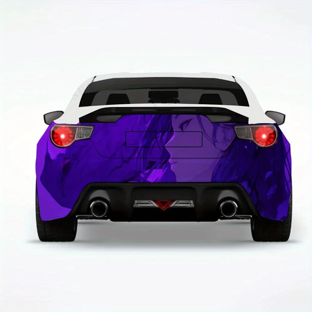 Fantasy Woman Purple Dragon Car Sticker, Automotive Car Vinyl Wraps for Decoration and Protection-Waterproof Self - Adhesive Vin