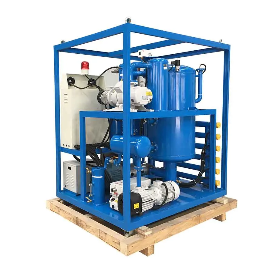 Vendite calde ZYD-M-100 con rimorchio mobile e purificatore di olio diesel sottovuoto a doppio stadio resistente alle intemperie