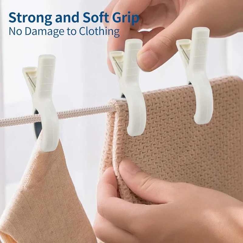 دبابيس الملابس البلاستيكية الثقيلة منشفة الشاطئ مقاطع المحمولة الغسيل مشابك الغسيل يندبروف الملابس أوتاد البطانيات معاطف لحاف كليب