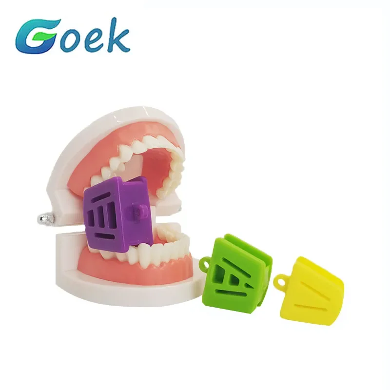 6pcs Dental Bite Block Oral Occlusal Pad Mouth Opener Props Cheek Retractor Rubber Cushion S M L Dentistry Tools Adult/Child