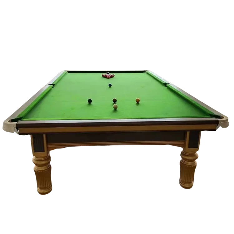 Manufacturer Customized Billiard Snooker Table with Slate Cushion and Leather Pocket