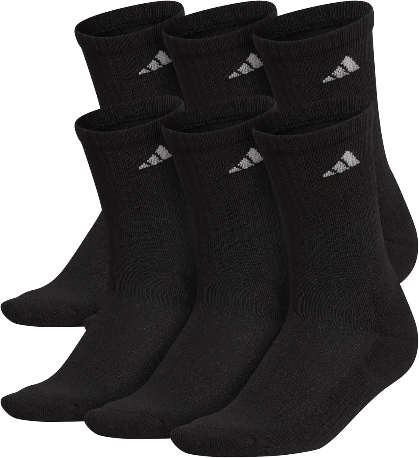 

Women's Athletic Cushioned Crew Socks, 6 Pairs - Durable & Comfortable for Sports and Daily Wear