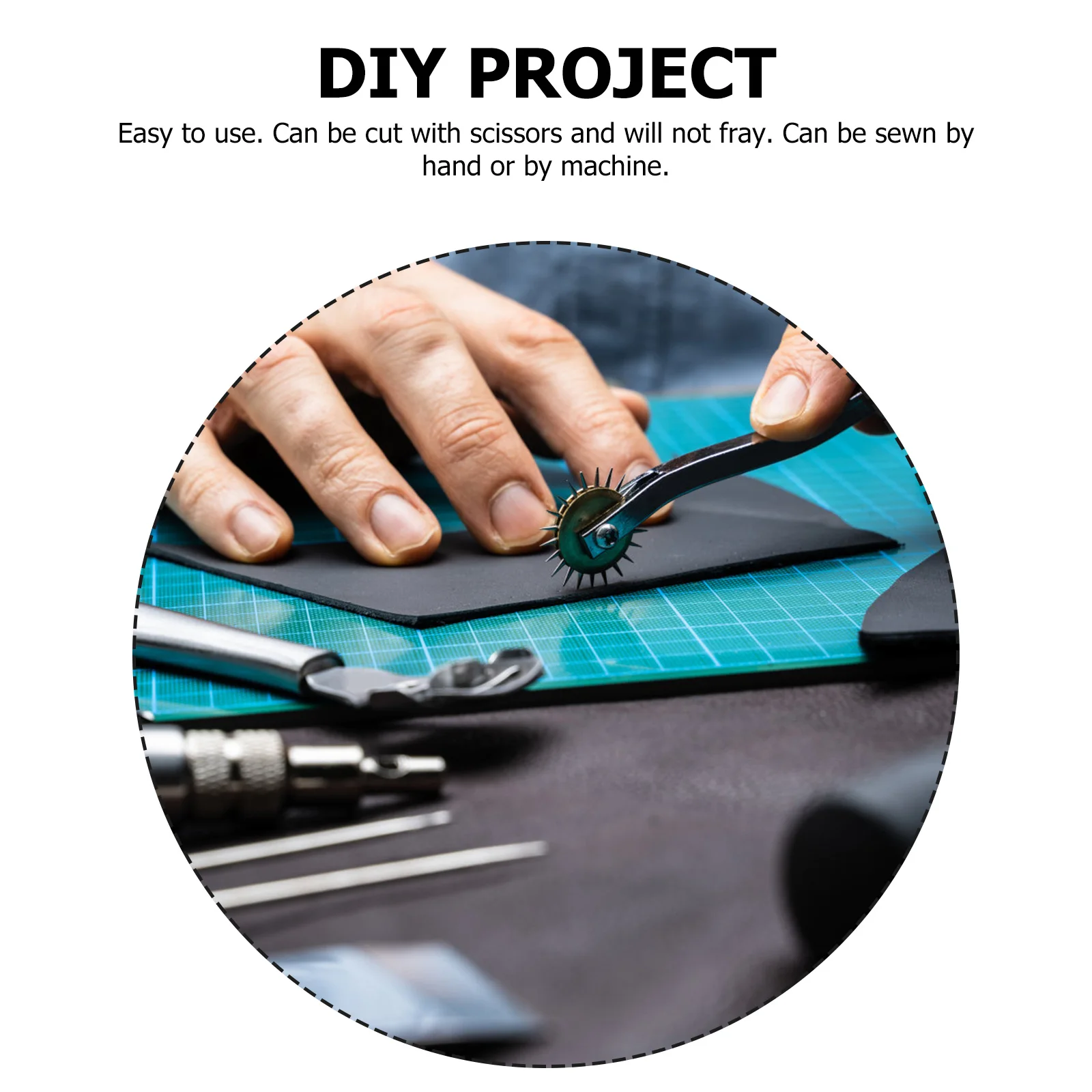 

7 Sheets PU Sheets Artificial Material for DIY Crafts Making Key Chains Hair Bows Earrings Sewing Supplies