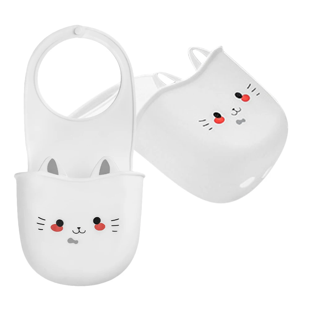 

2 Pcs Kitchen Faucet Storage Rack Sink Shelf The Cat Multifunctional Household Sponge Silica Gel Multipurpose