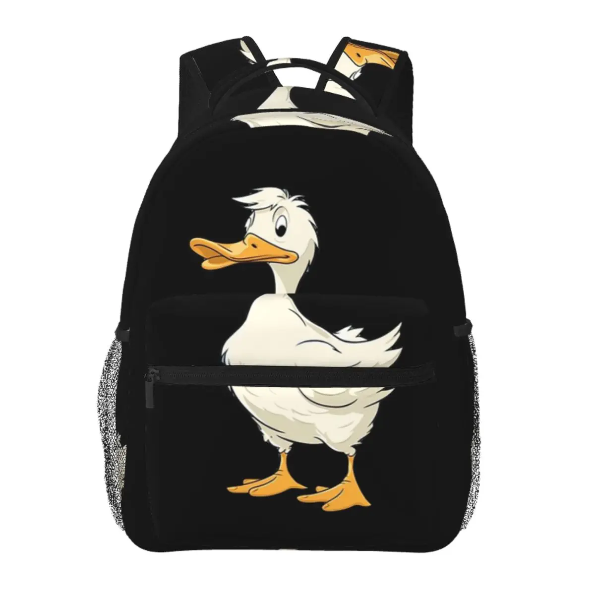 

Duck And Goose Backpack Student Boys Girls BookBag Kids School Bag Laptop Shoulder Bags for Men Women