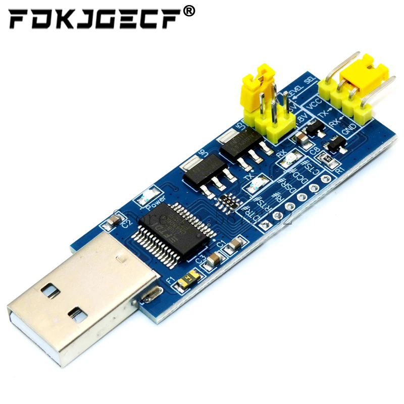 FT232RL serial port module USB to TTL serial port small board 5V 3.3V 1.8V level Download the burn line