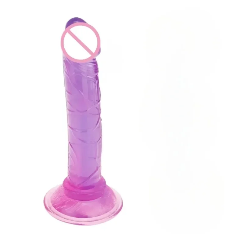 Cheap 6 Colors Small Transparent Dildo Suction Cup Jelly Dick Women Erotic Anal Sex Toys Soft Clitori Vaginal Masturbators Penis