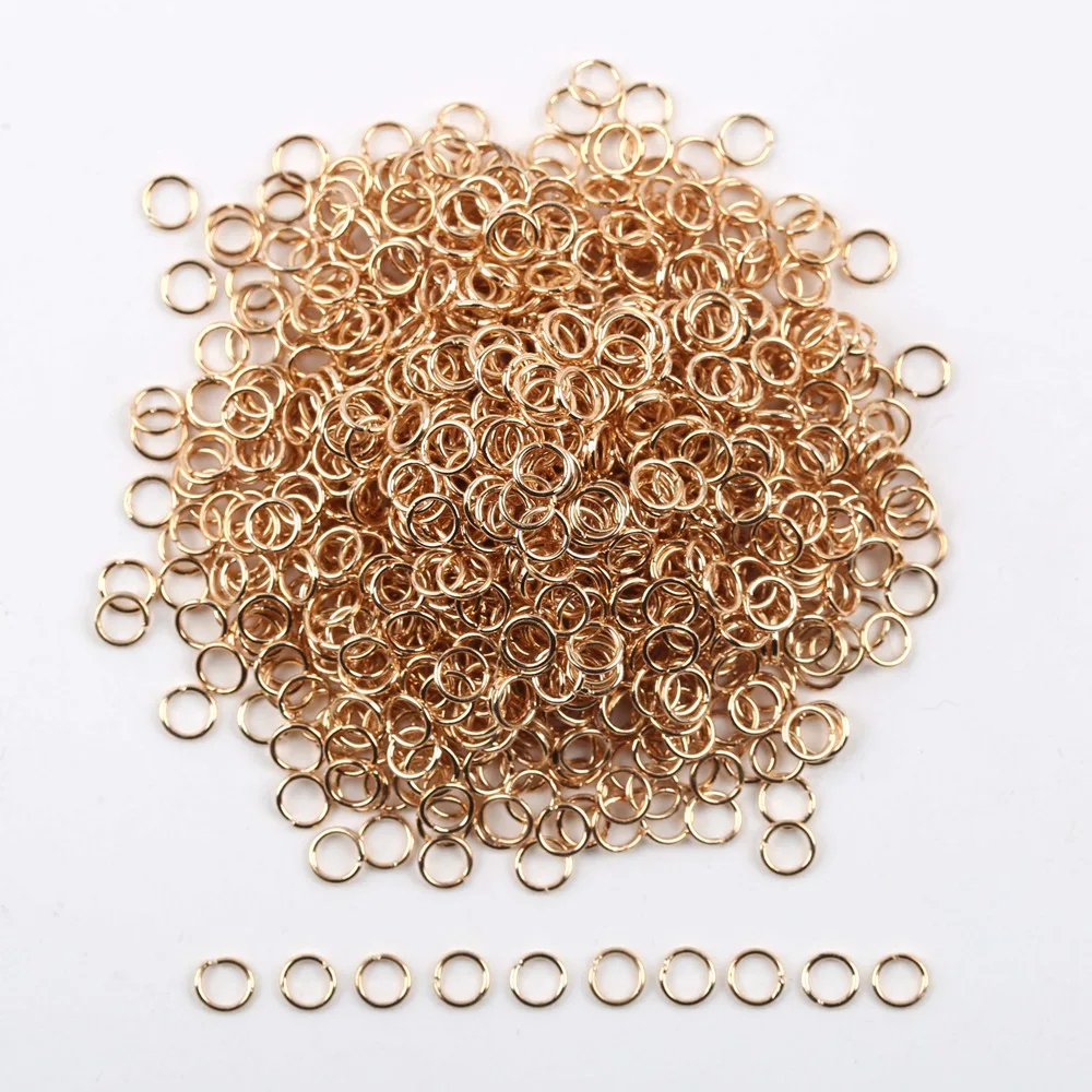 200pcs/lot 5mm Jump Rings Split Rings Connectors For Jewelry Making DIY  Finding Accessories Wholesale Supplies