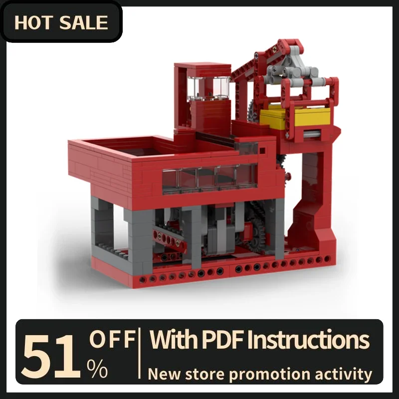 

New 434PCS GBC Module Crane Model Building Block Technology Bricks Puzzle Diy Creative Ideas Kids Toys Birthday Christmas Gift