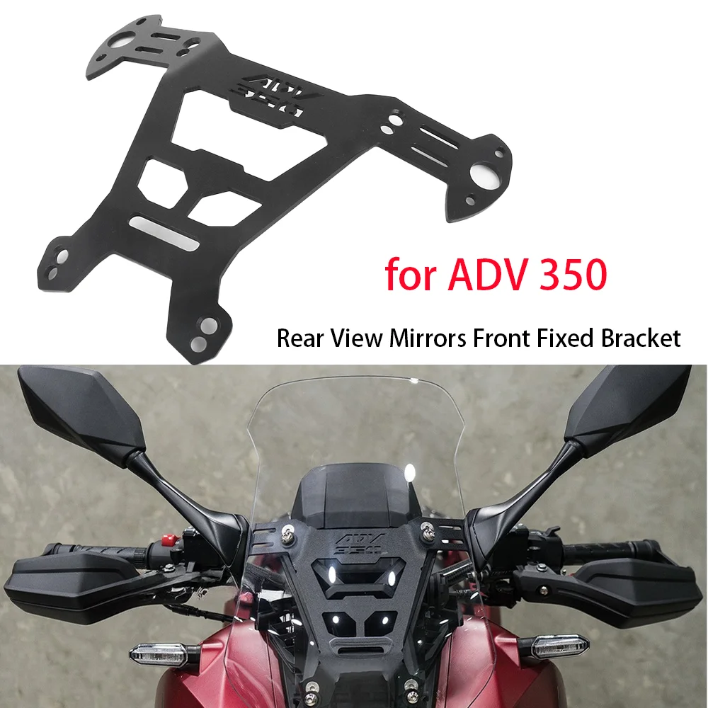 

For HONDA ADV350 adv 350 2022 2023 Motorcycle Accessories Mirrors Bracket Kit Windshield Rearview Mirrors Holder Holder Adapter