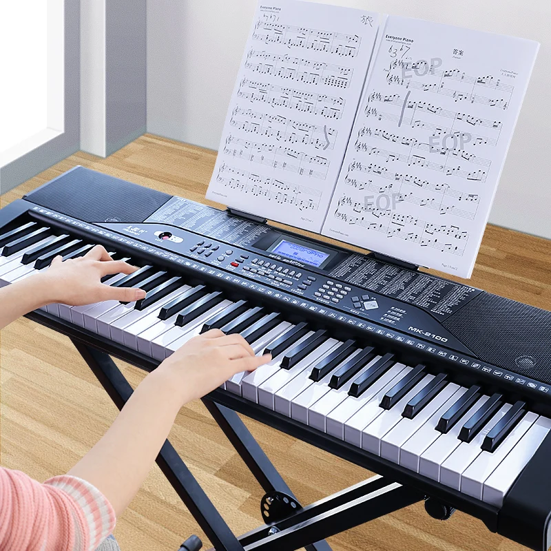 Children Electronic Organ Adults Teachers Beginners 61 Key Professional Teaching Piano Teclado Midi Musical Instruments AA50EO