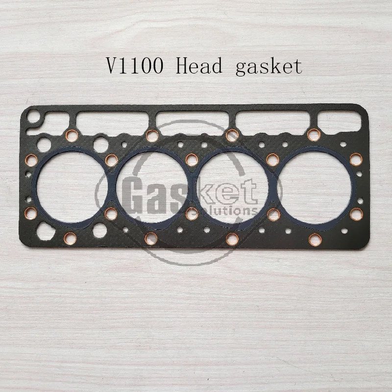 4D72 V1100 Engine Head gasket for Kubota 07916-2315 25HP B9200/B2150 Graphite