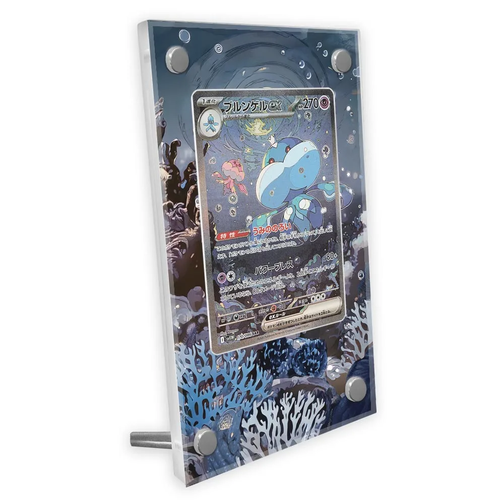 Anime Pokemon Sv11 Semua Seri BWR SAR Kyurem Reshiram Zekrom Etalase Seni Diperpanjang Rak Display Kartu Psa Tidak Termasuk Hadiah Kartu