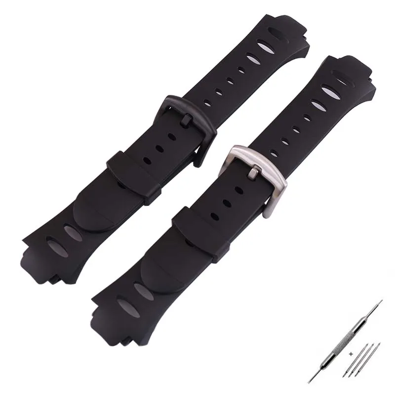 Uhrenzubehör Silikonarmband für SUUNTO Observer X6HRM G6 Herren Sport wasserdichtes Kautschukarmband