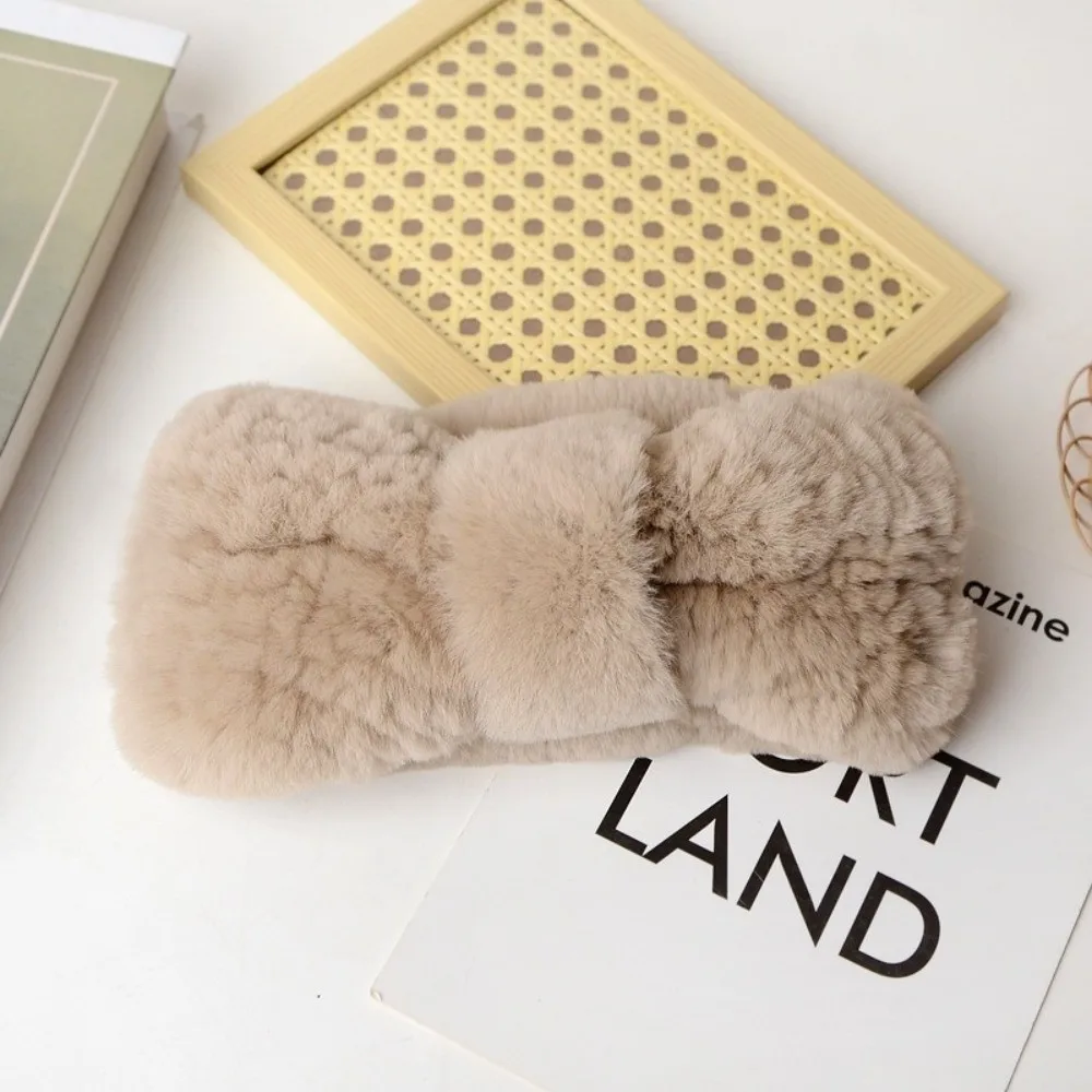 

Новая эластичная повязка на голову из кроличьего меха, ветрозащитная многоцелевая повязка для волос, холодостойкий теплый шарф, зимний