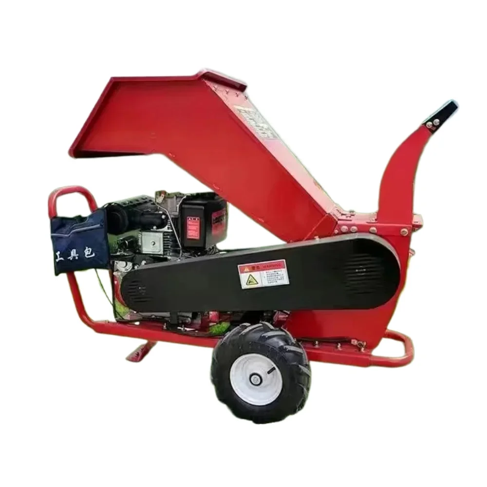 

Multifunctional mobile fruit tree shredder