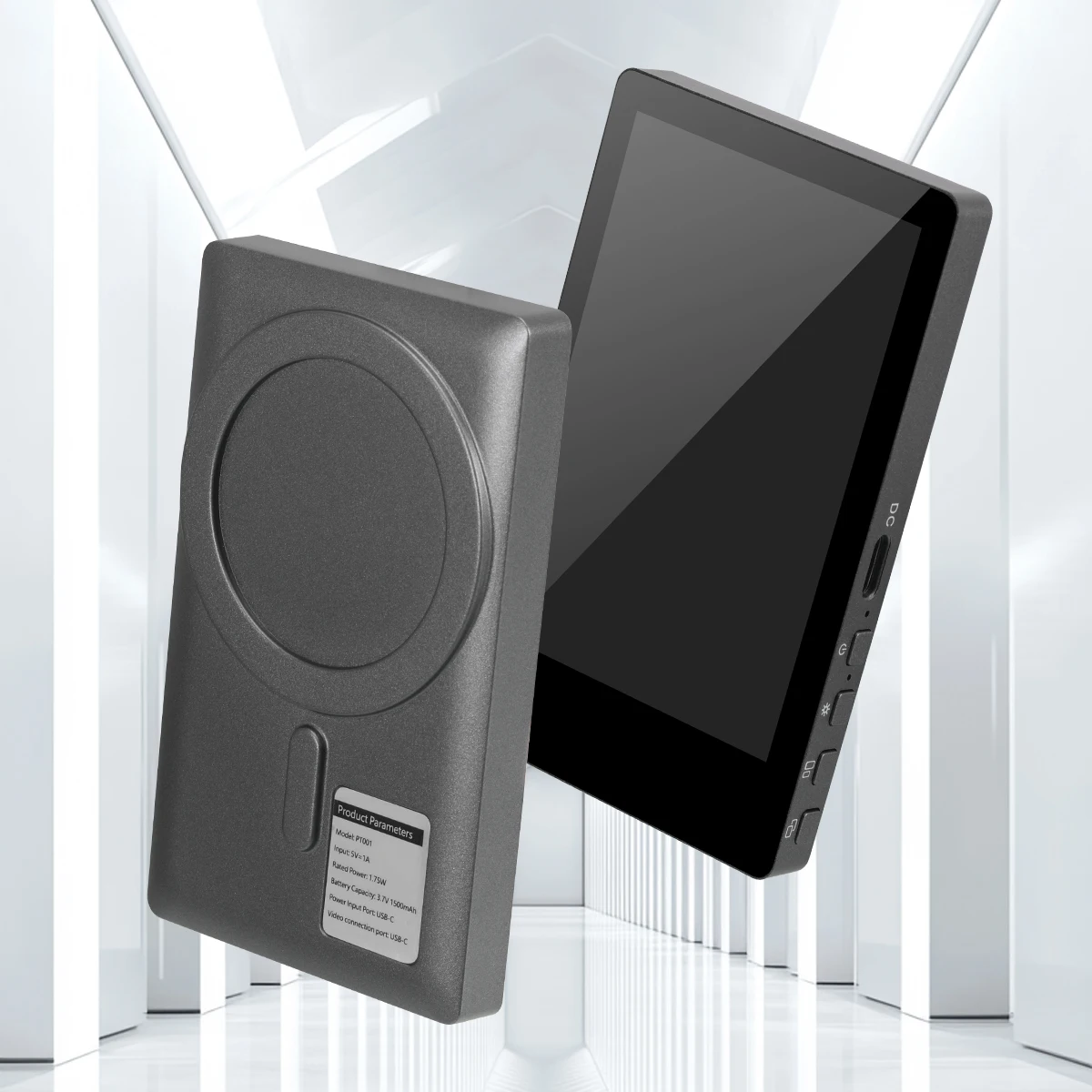 Draadloos Vlog Mobiel magnetisch selfie-scherm met behulp van telefoon-achteruitrijcamera voor Selfie Vlog of Live Stream-compatibel.
