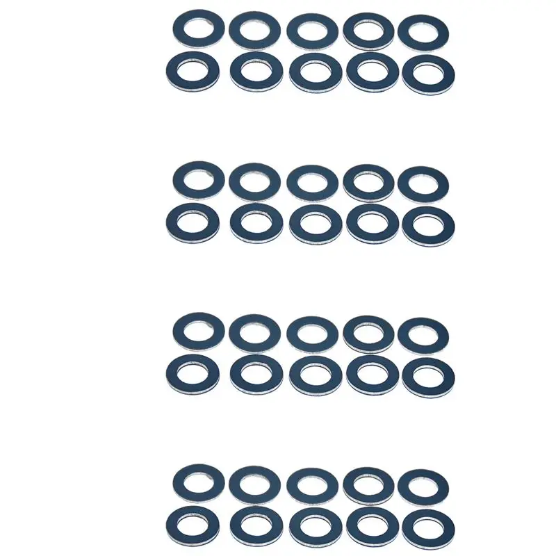 AASS-40Pcs 90430-12031 Car Oil Drain Sump Plug Washers Gasket 12Mm Hole For Toyota Lexus 9043012031
