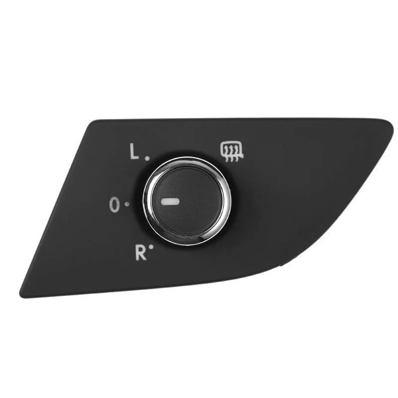 For VW Passat B7 2011-2015 56D959565A Car Chrome Power Side Mirror Adjust Switch Knob Rearview