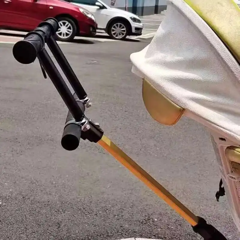 Resistente universal carrinho de bebê extensão braço carrinho alça braço barra extensor para carrinho de bebê carrinho acessórios
