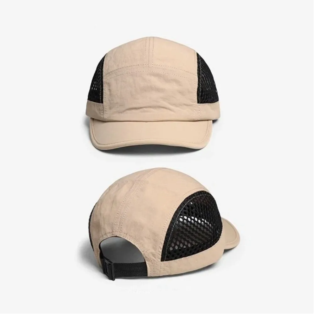 Gorra transpirable de malla de secado rápido con visera corta - imagen 2
