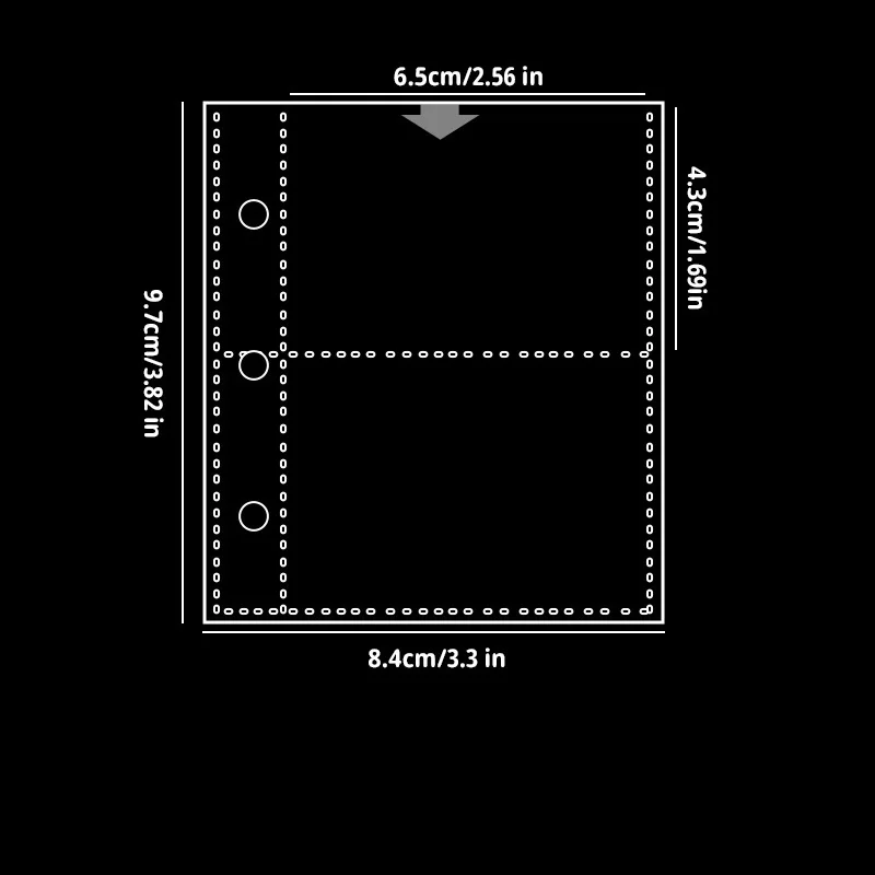 Transparent Plastic Sheet Protectors,Portable Sticker Notebooks, Loose Leaf Folders,High-Quality PP Material,High Transparency