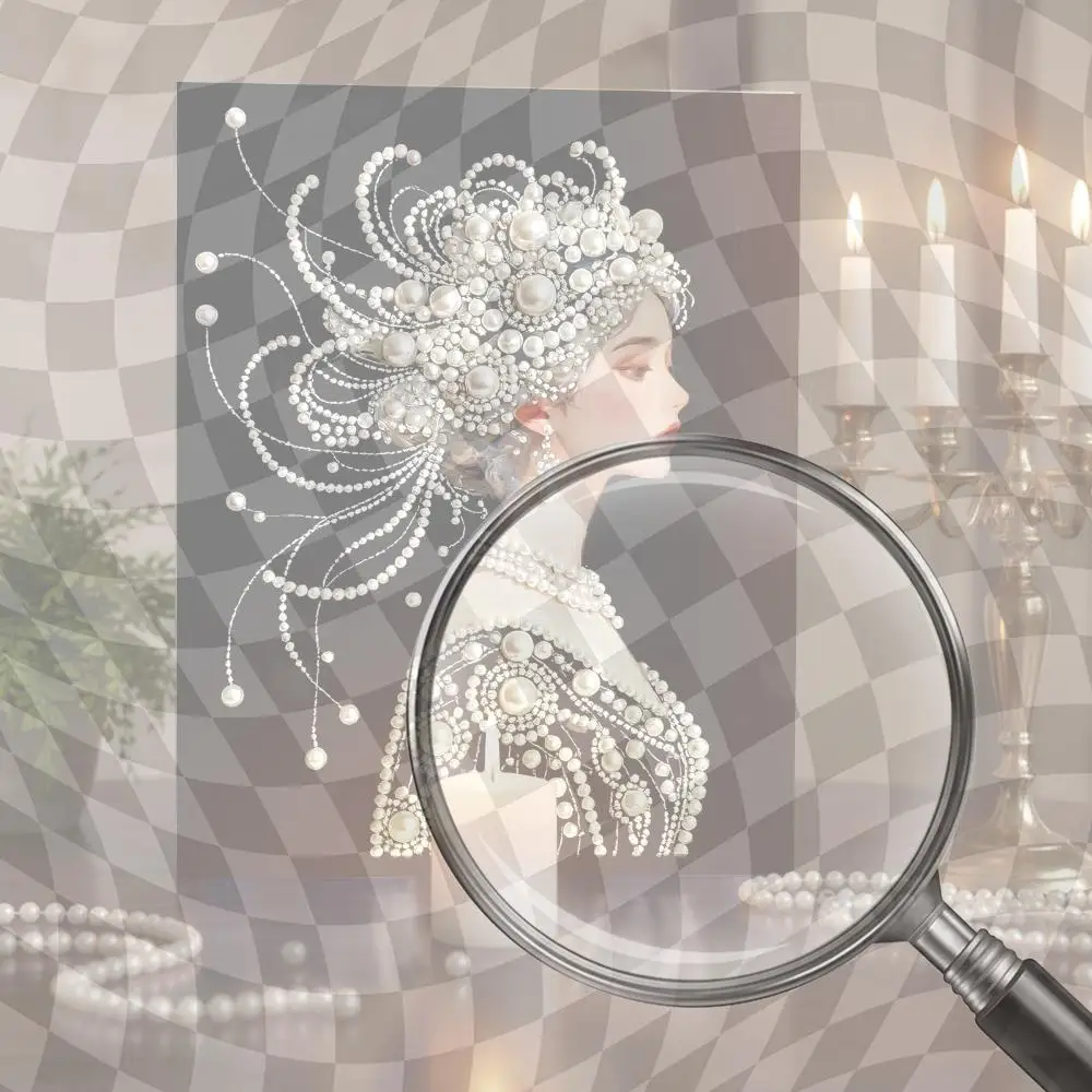 

Girl DIY Pearl Painting Kit for Adult Gift Home Wall Decor 40x50cm With Frame