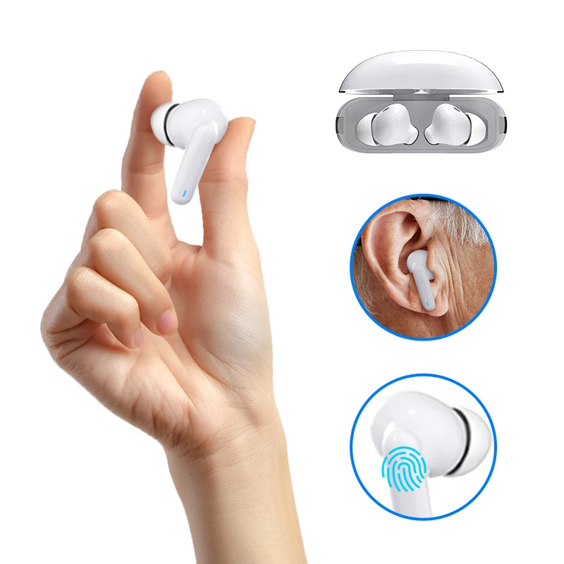 

Wireless Hearing Aid, Noise Cancelling, Designed Specifically for Adults with Hearing Impairments, Comfortable to Use