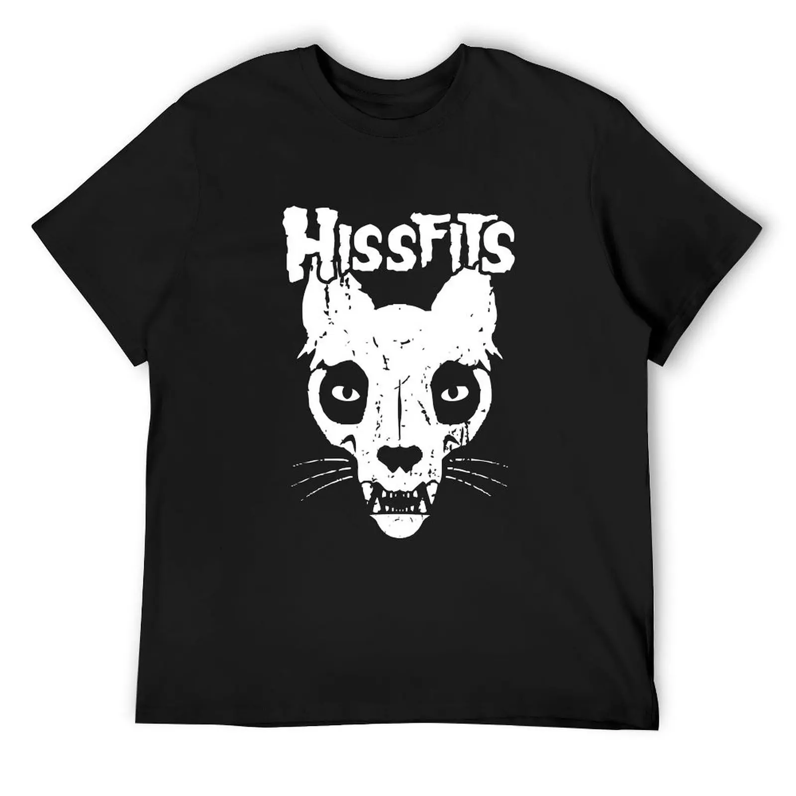 

Футболка Hisfits Punk Rock Misfits Cats, простая мужская одежда с аниме-фигурками