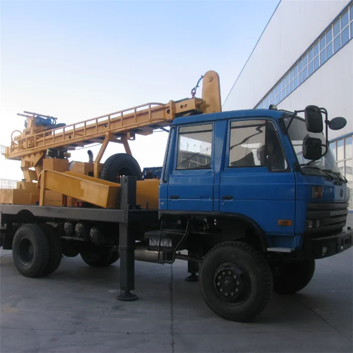 New 350m 20m 180m Truck-Mounted Water Well Drilling Rig / Drilling Machinewith Mud Pump or Air Compressor Free After-sales