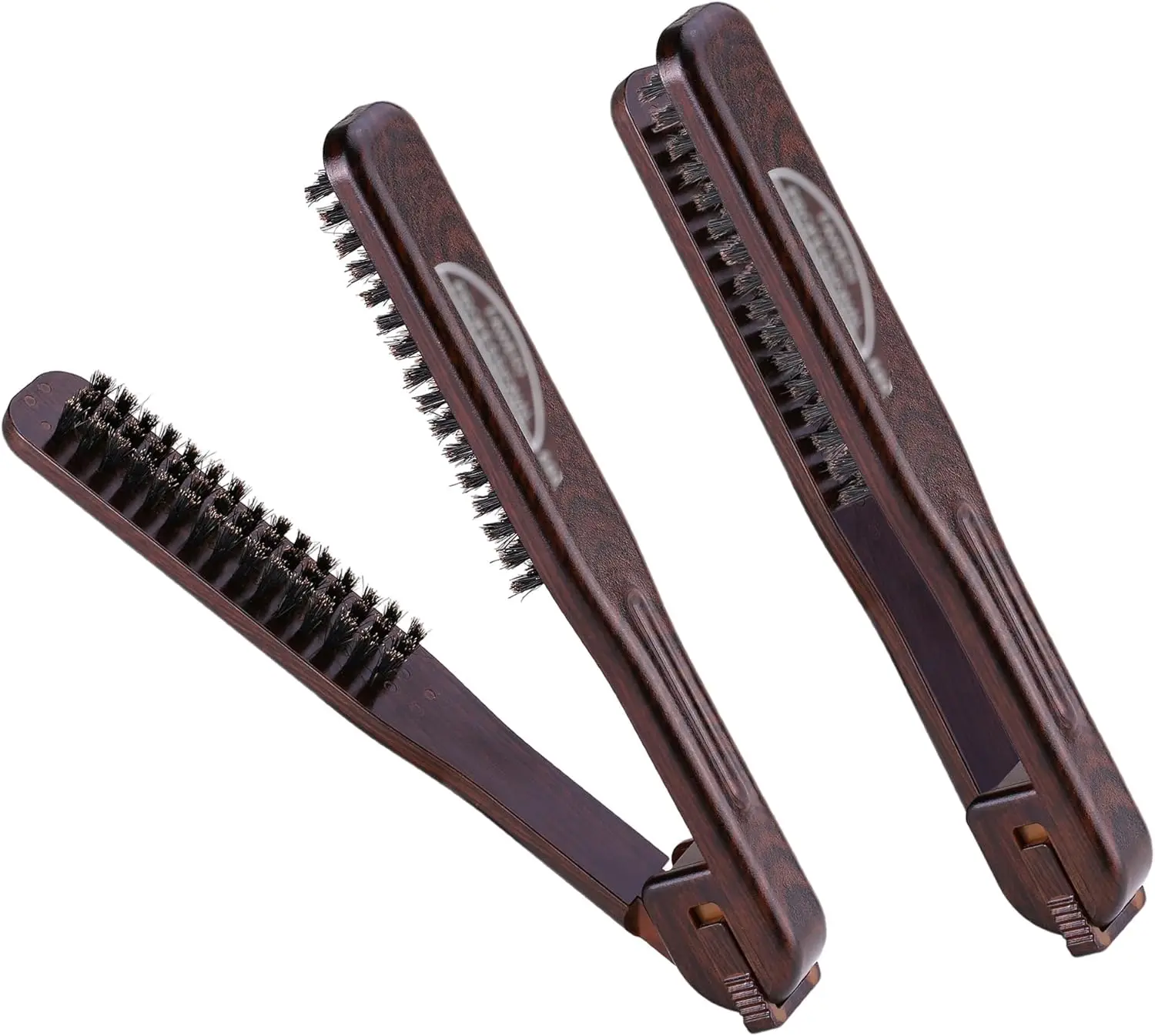 

Double Sided Straightening Brush - Boar Bristle for Smooth, Frizz-Free Hair, Gentle & Long-Lasting