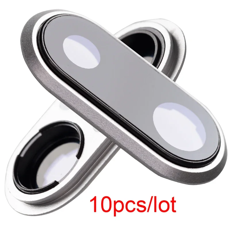 

10 pcs/lot brand new rear back camera glass lens ring bezel cover with Fram holder for iPhone 6 6s 7 8 8 plus 4.7 "& 5.5"