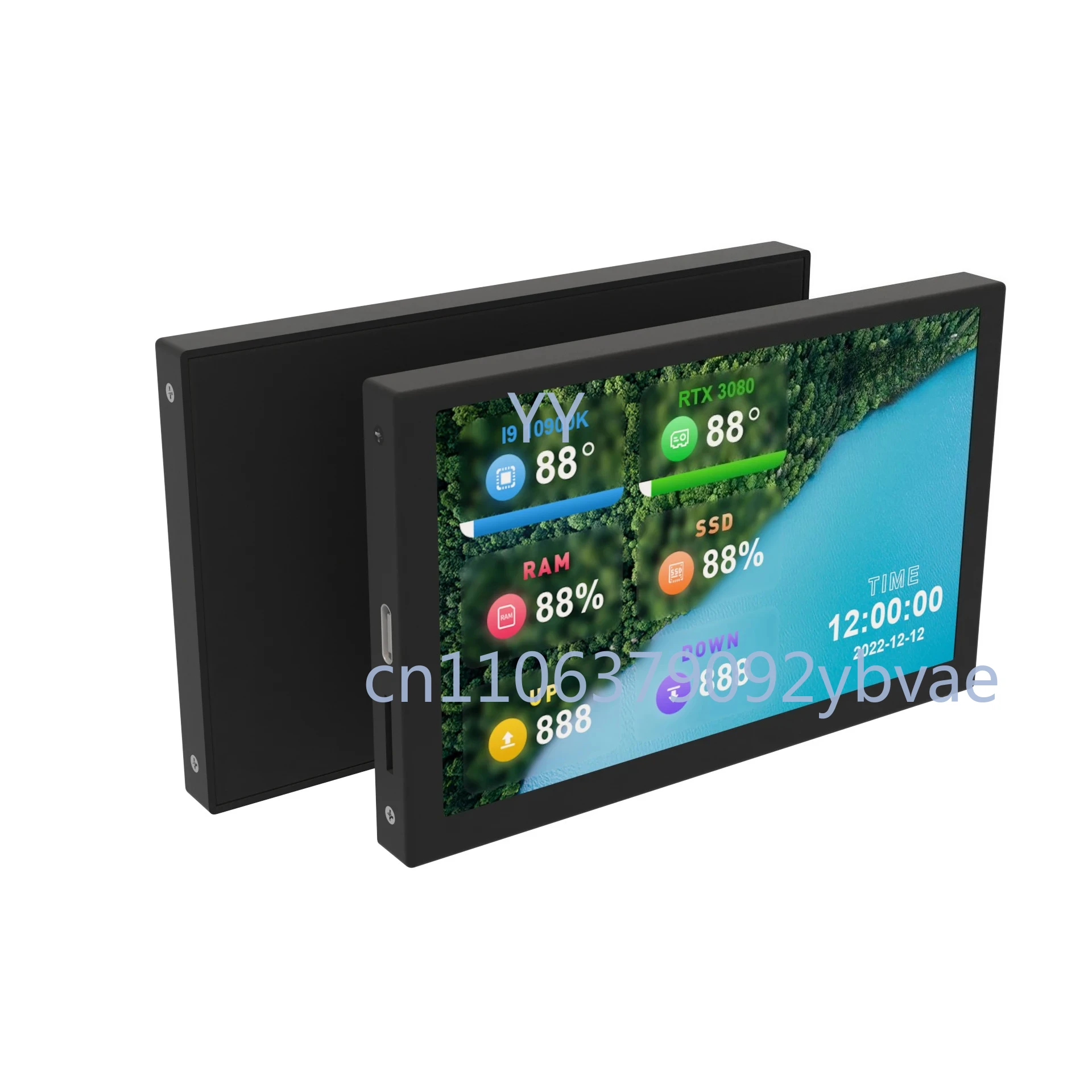 

5 Inch Type-C Secondary Screen Monitor, Dynamic Display Sub-Screen Vertical Compatible