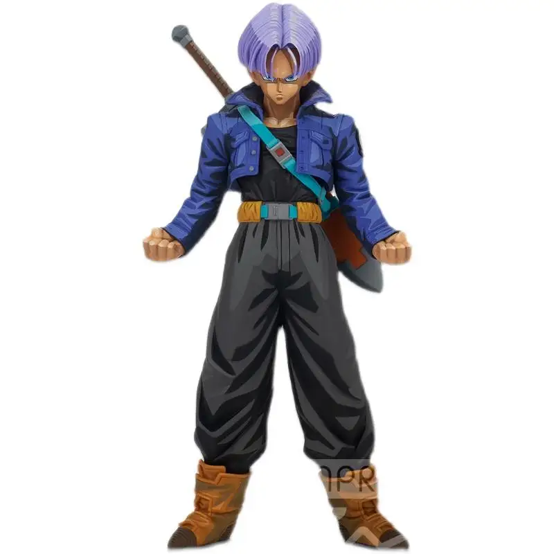 In Stock Bandai Original Banpresto Dragon Ball Z MSP Trunks Anime Characters Figures Collection Action Model Toy