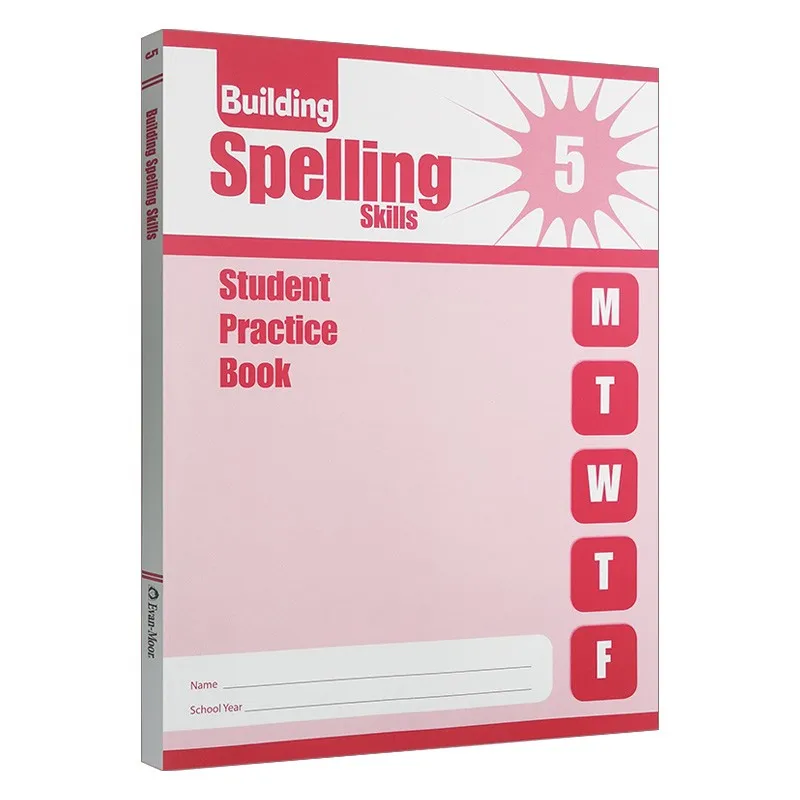 

Evan-Moor Building Spelling Skills, Grade 5 Workbook,aged 9 10 11 12, English book 9781596732179