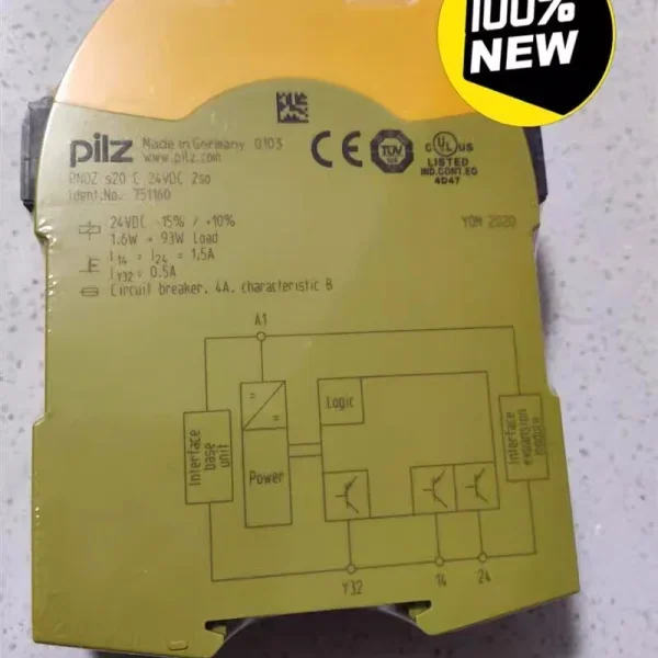 

Safety Relays S20 C 24vdc 2so 751160 Brand New Original Spot Plc