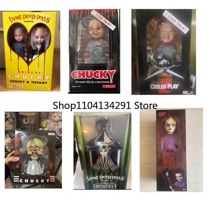 

Оригинальная коллекционная серия MezcoToyz Mega-Scale Mezco MDS Ghost Doll Тиффани, голосовая активация, экшн-фигурка, коллекционный подарок