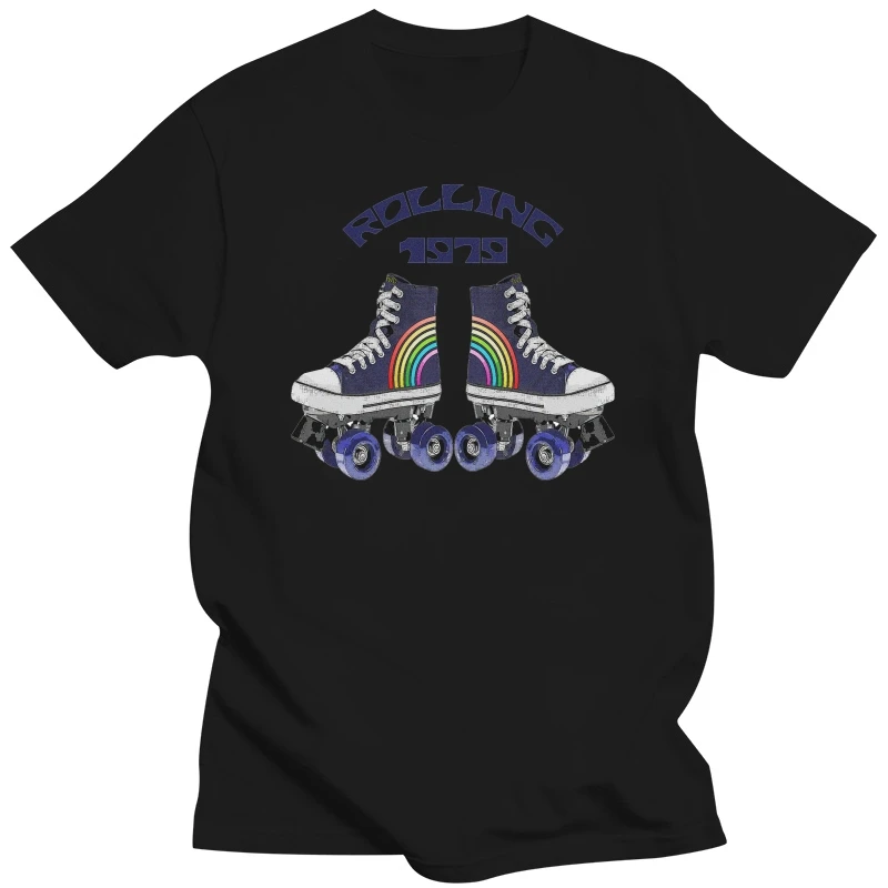 Rolling 1979 T-shirt Skates Disco Party Tee Retro Roller Boogie Fun Vintage Top Cool Casual pride t shirt men Unisex New Fashion